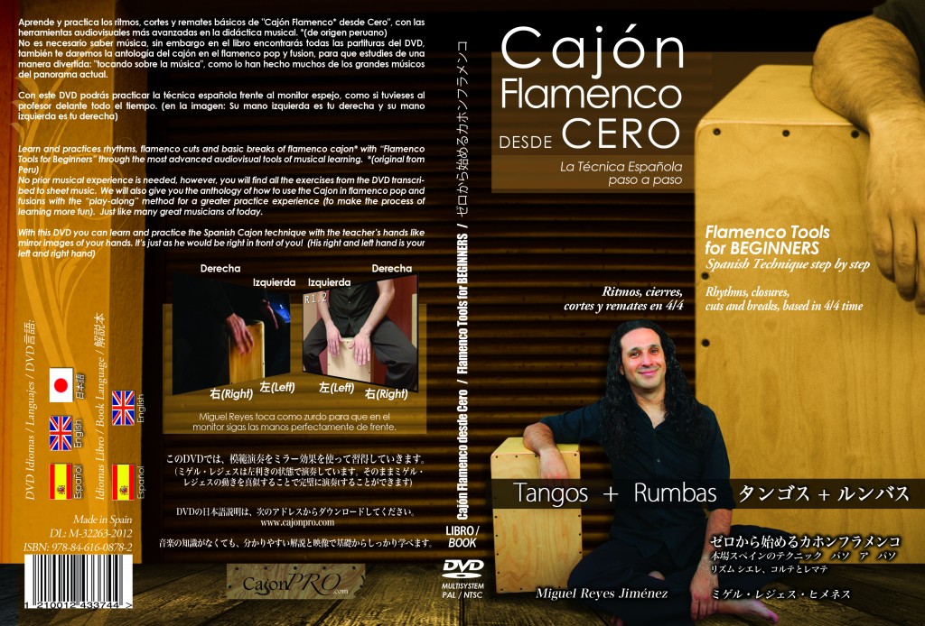DVD PORTADA Y CONTRA Cajon Flamenco desde Cero